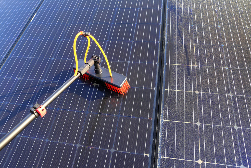 come pulire l pannelli fotovoltaici